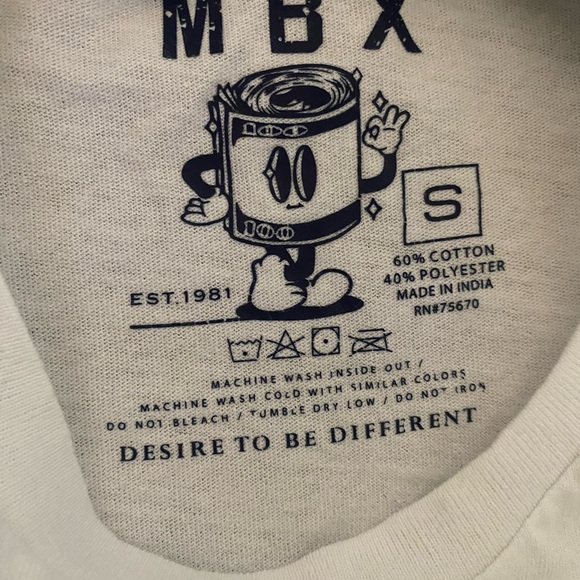 White Graphic T-Shirt MBX Men - Picture 3 of 5